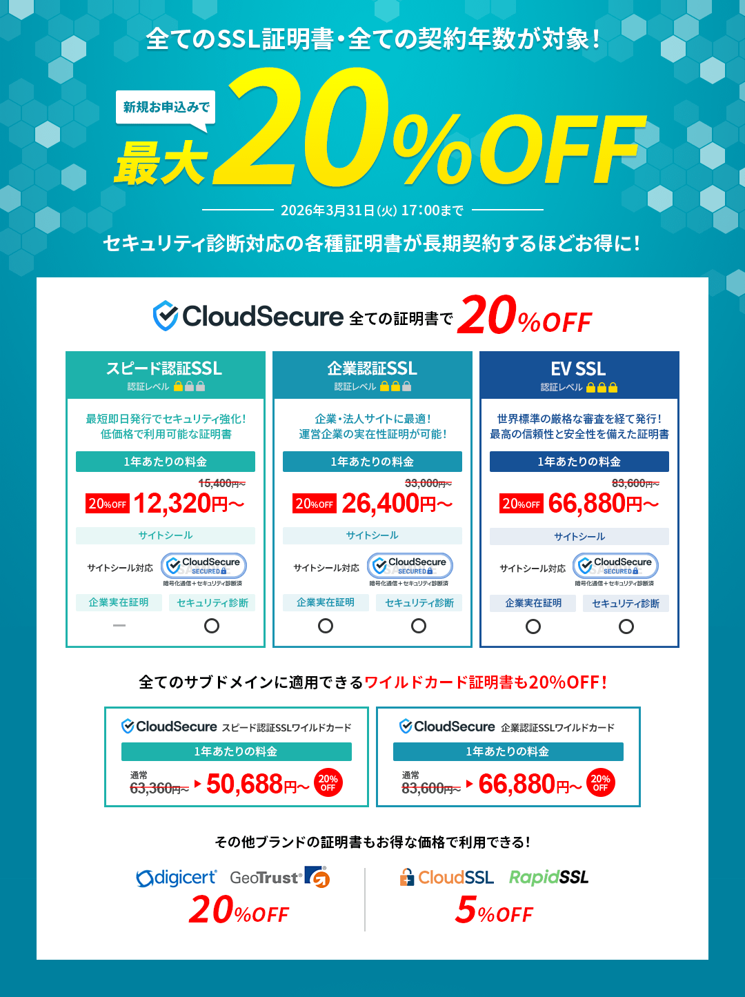 SSL������ ����20%OFF�����ڡ���